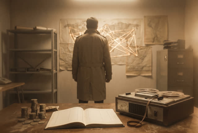 A single striking composition shaped by missing, model, moneyline, with visual cues of night office, signal map, echo ar