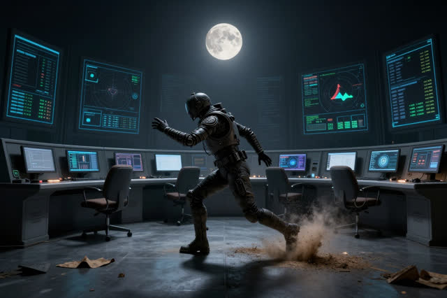 A surreal but emotionally coherent tableau shaped by cryptoclaw, cryptoclaw-bravo, dash, with visual cues of telemetry h