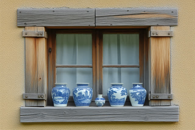 A public workshop window bay used for drying wet coats and tools, but no coats or tools are hanging now. A plain off-whi