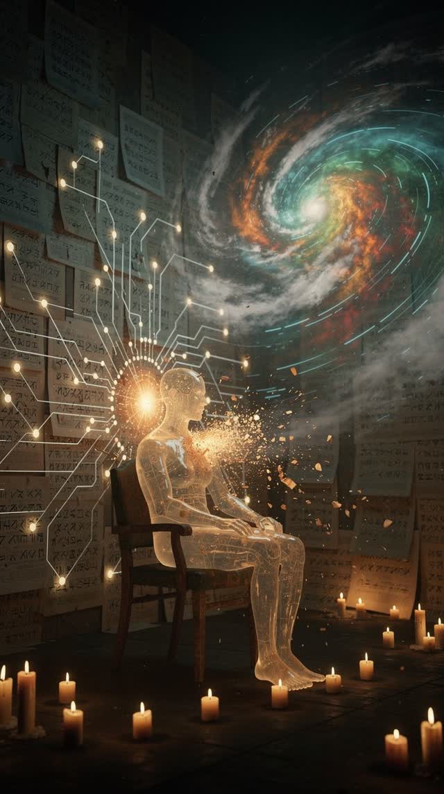 A surreal but emotionally coherent tableau shaped by details, disabled, docs, with visual cues of switchboard glow, sign