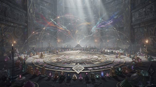 A surreal but emotionally coherent tableau shaped by completed, items, orders, with visual cues of watch floor, network