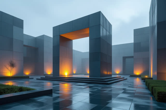 A single striking composition shaped by real, bulky, canceled, with visual cues of palimpsest walls, preserved traces, h