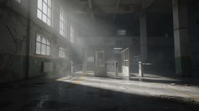 An atmospheric interior landscape shaped by window, checkpoint, checkpoints, with visual cues of preserved traces, palim