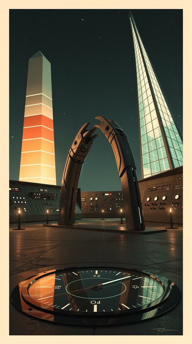 A single striking composition shaped by openclaw, prefer, project, with visual cues of switchboard glow, hushed plaza, w