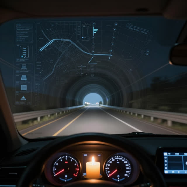 A single striking composition shaped by training, truth, tunnel, with visual cues of signal map, telemetry horizon, sile