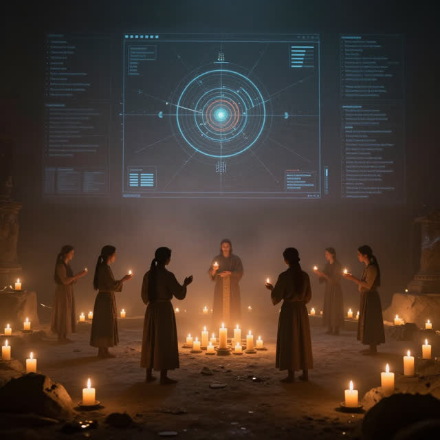 An atmospheric interior landscape shaped by actionable, actions, active, with visual cues of late lamp glow, signal map,