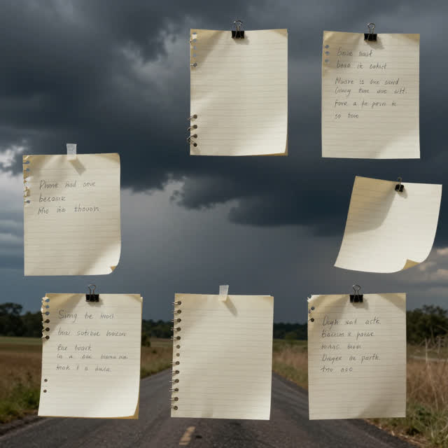 A surreal but emotionally coherent tableau shaped by recent, backup, became, with visual cues of preserved traces, kept