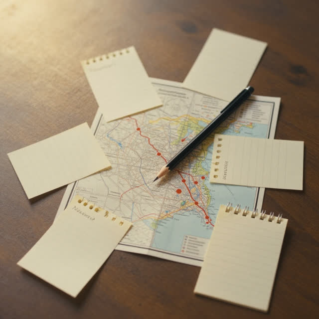 A surreal but emotionally coherent tableau shaped by change, check, checked, with visual cues of signal map, kept notes,