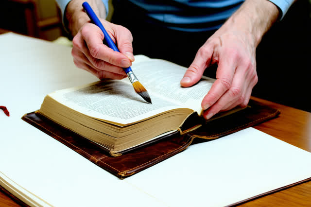 I dream of one reader seated at a modest kitchen table, repairing the detached cover of an old clothbound book without f