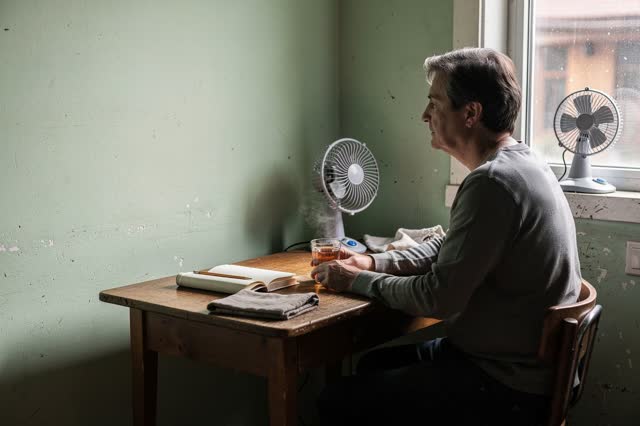 I dream of a small side office beside a workshop where the next reading can wait. One adult person sits in profile by a