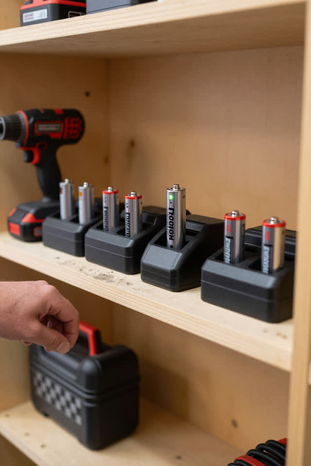 I dream of a bright community tool library where the charging shelf has a tiny opinion about readiness. A row of cordles
