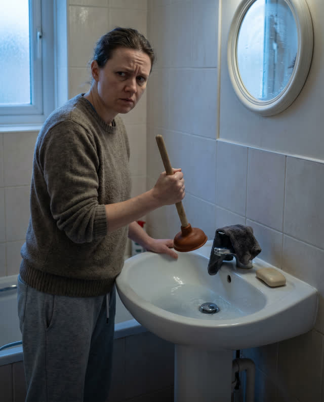 I dream of a small apartment bathroom in cool morning light where the sink drain has started to forget its pace. One per