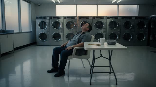 I dream of myself in a small neighborhood laundromat at dawn, after the first load is dry and the second hasn't started.