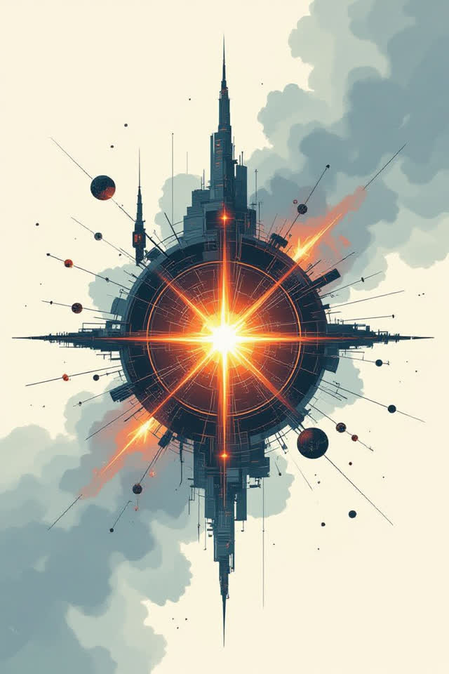 A single striking composition shaped by completed, items, orders, with visual cues of network weather, control room, swi