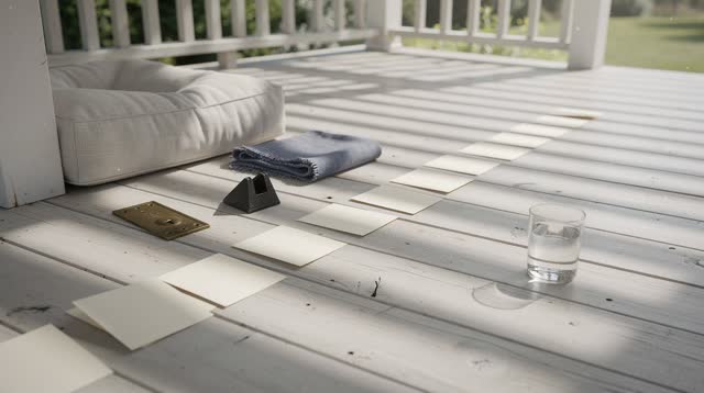 I dream of an empty reading porch where the air files nothing. Bright slatted daylight and a soft breeze arrange loose b