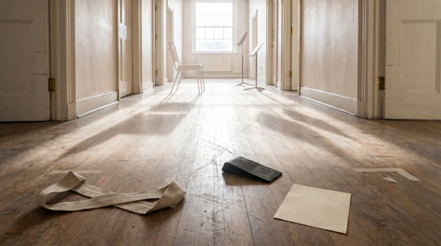 I dream of a wide rehearsal hallway where tomorrow arranges itself without spectacle. Blank doors line the walls, and so