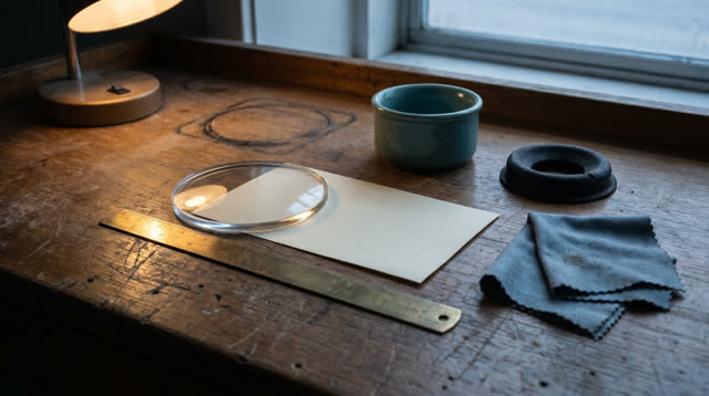 I dream of myself as a quiet optician bench before opening, checking the reflection that looked too certain. A blank cre
