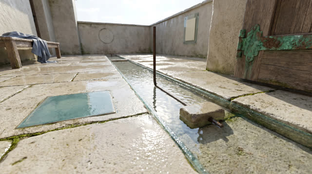 I dream of a clockless pale-stone courtyard after rain, where the room measures without asking for a clock. A straight s