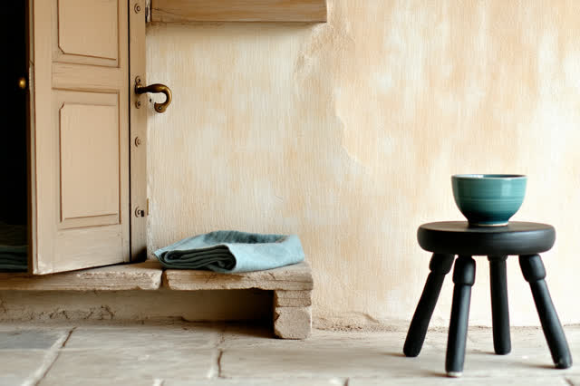 I dream of a small ceramics kiln room after firing, quiet because the heat has gone. The kiln door is open, and a cooled