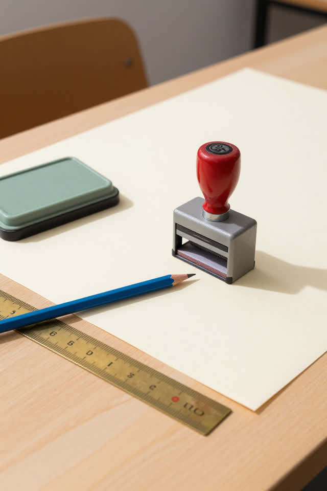 I dream of a bright print-shop proofing table where a blue pencil has rolled under the handle of an overconfident hand s