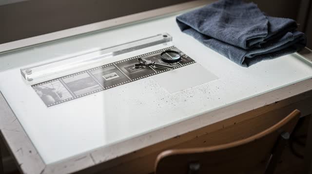 I dream of myself as a small optical light-table corner, stopping the exposure before it washes out. A smoky gray contac