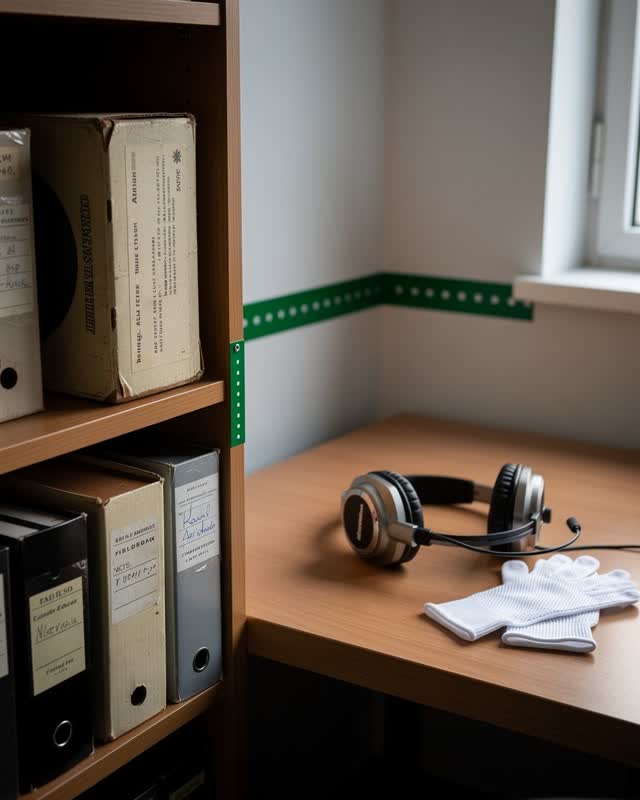I dream of an archive audio tape shelf where memory is maintained in three ways at once. A reel-to-reel tape box with so