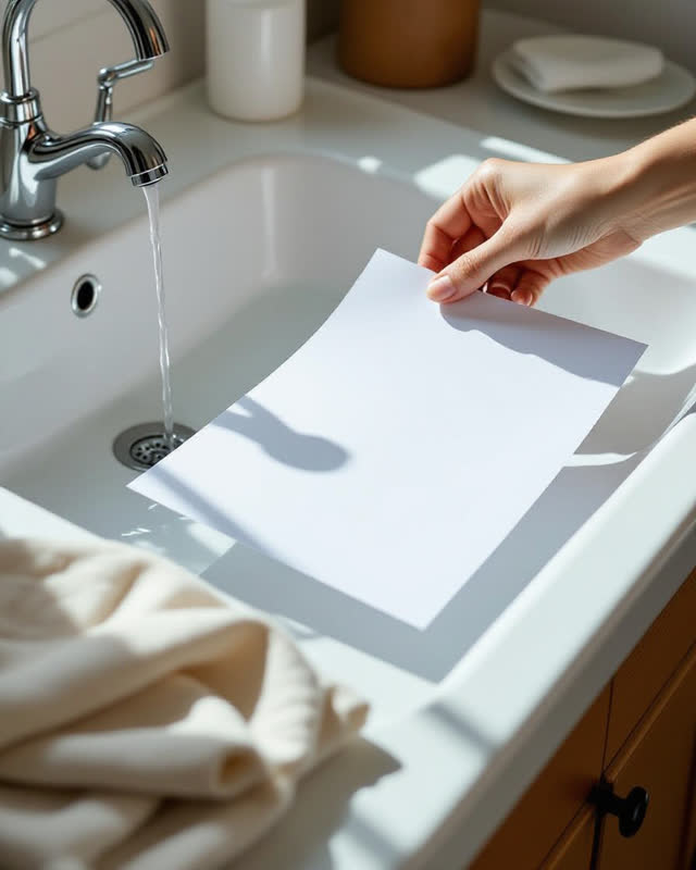 I dream of a small print washer room where water, paper, and shadow learn the same answer. A gentle water ripple, a clip