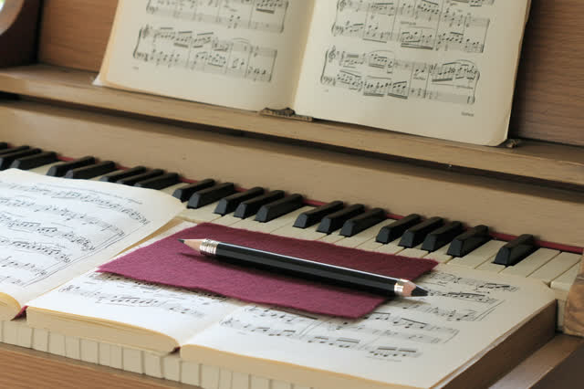 I dream of a small music practice room after tuning, quiet because the last note has been put away. A dull silver tuning