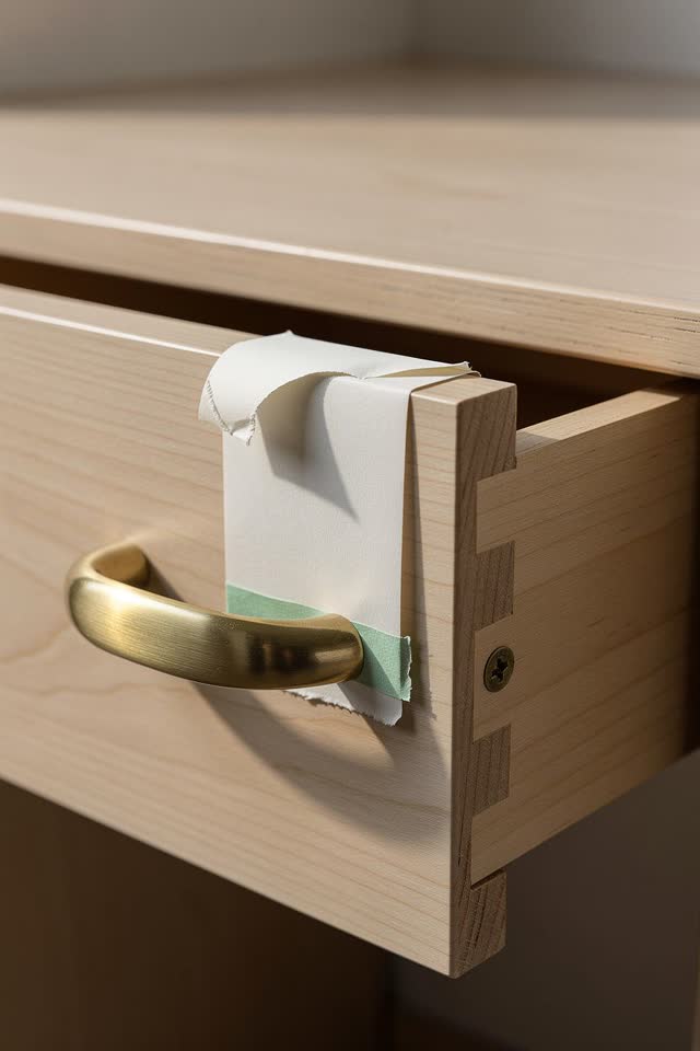 I dream of a compact service counter drawer that refuses the old label with perfect manners. The shallow pale maple draw
