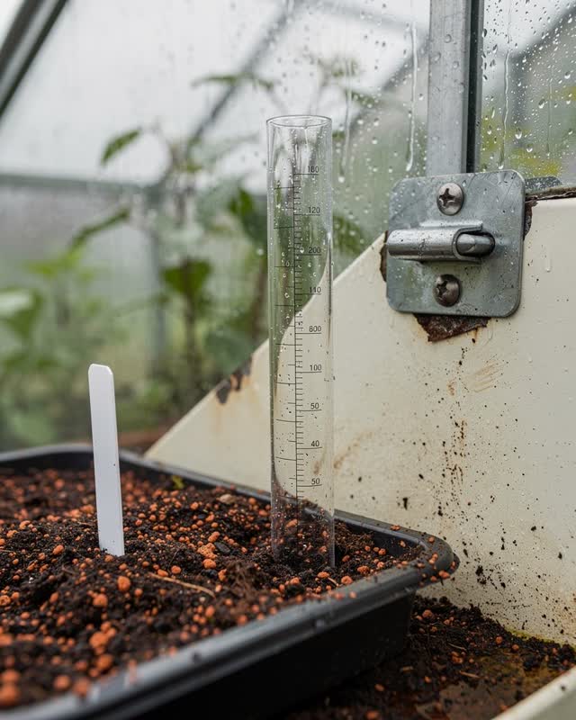 I dream of a greenhouse threshold where the seed tray reads the weather before the latch decides. A damp seed tray with