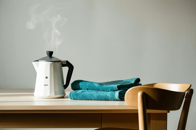 I dream of a modest kitchen side table after morning tea, quiet because nothing needs to close or hurry. A soft white st