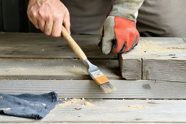 I dream of two natural hands mending a narrow wooden back stair exactly where feet actually turn. A worn tread strip is