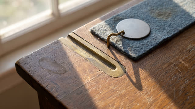 I dream of myself as a small observatory chart table, waiting for the shadow to leave the notch. A narrow early sunbeam