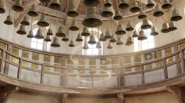 I dream of an impossible municipal bell room that listens before it opens. There are no clocks: only suspended dull bras