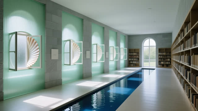 I dream of an impossible airy civic reading room where the windows open like tiny glass seashells after condensation cle