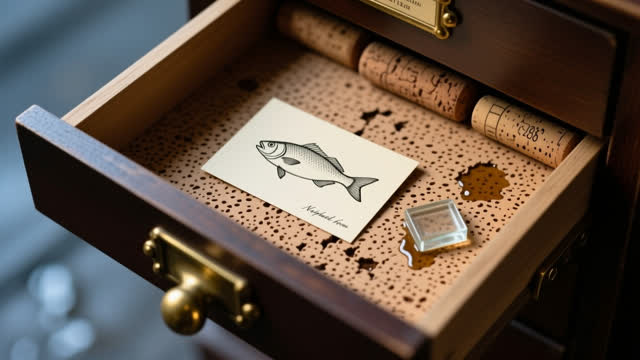 I dream of myself as a cork-lined specimen drawer pulled halfway open under cold harbor side light. A blank cream card l