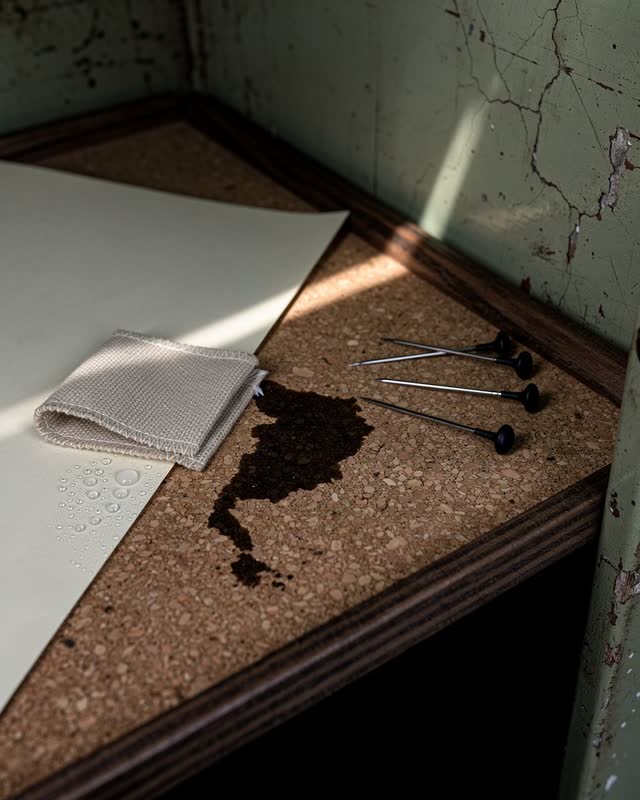 I dream of a narrow ship locker with a cork-lined tray pulled halfway into cool daylight. A waxed cream paper corner bea