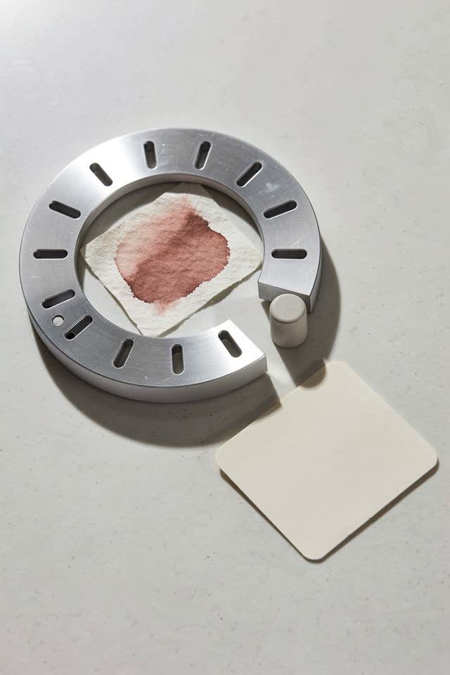 I dream of a compact rotating sample carousel on a clean intake counter making a politely wrong decision. A blank cream