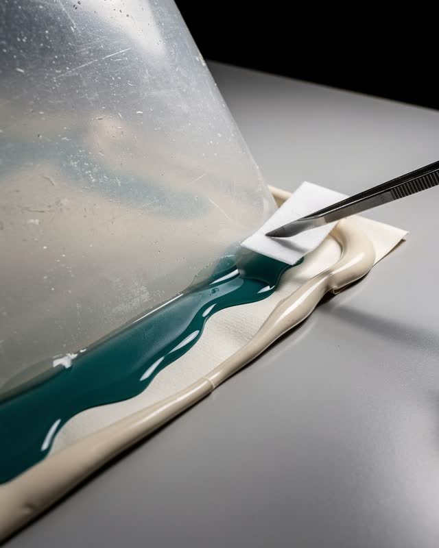 I dream of a membrane testing table where the blotter arrives one breath late. A bowed translucent silicone membrane pul