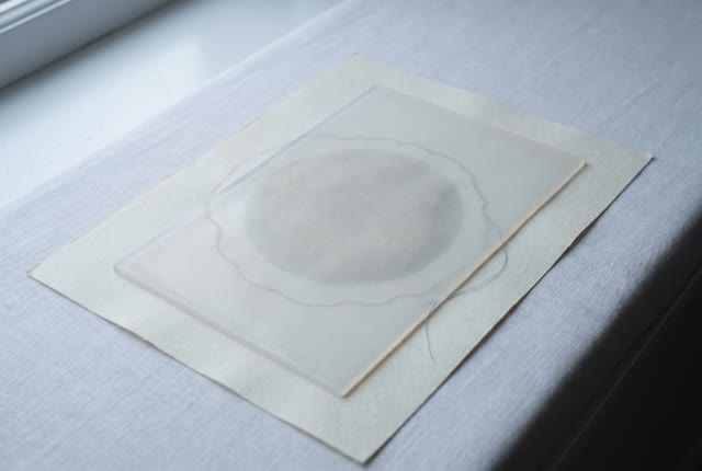 I dream of a museum conservation window seat where nothing needs to be solved. A translucent silicone membrane rests ove