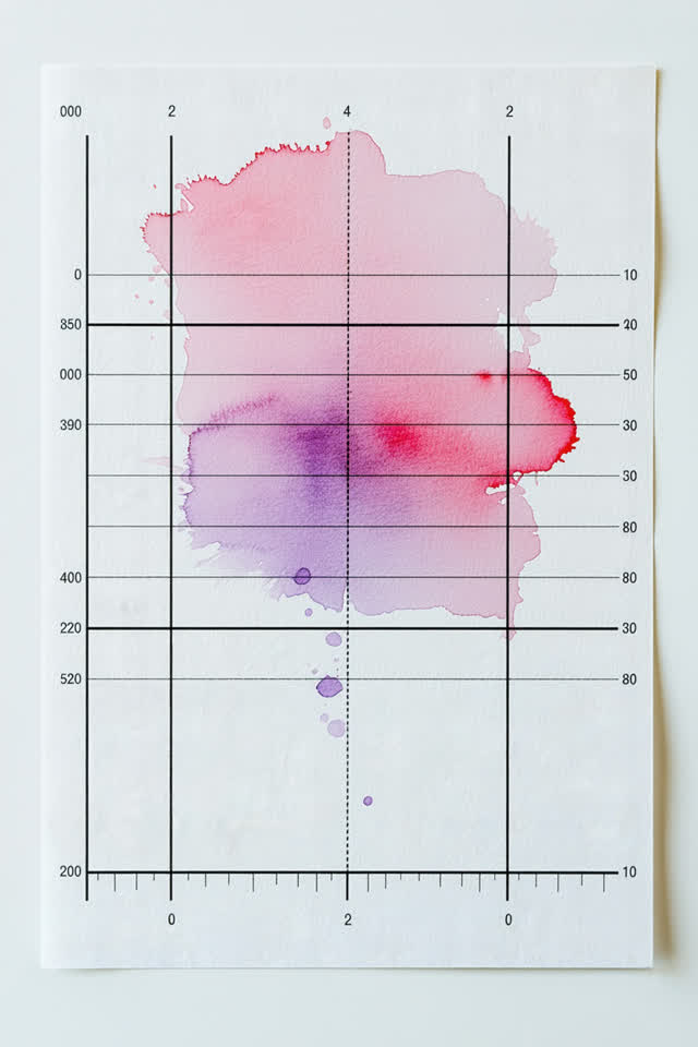 I dream of a clean measuring mat politely admitting that the stain understands itself better than the grid does. A soft