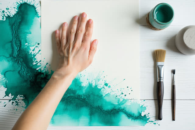 I dream of one hand stopping a bloom before it crosses the paste seam. In a shallow wall-mounted wash lock along a clean