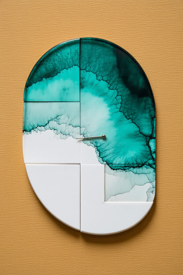 I dream of a sample carousel politely promoting the stain. In a bright clean carousel of curved acrylic pockets, blank c