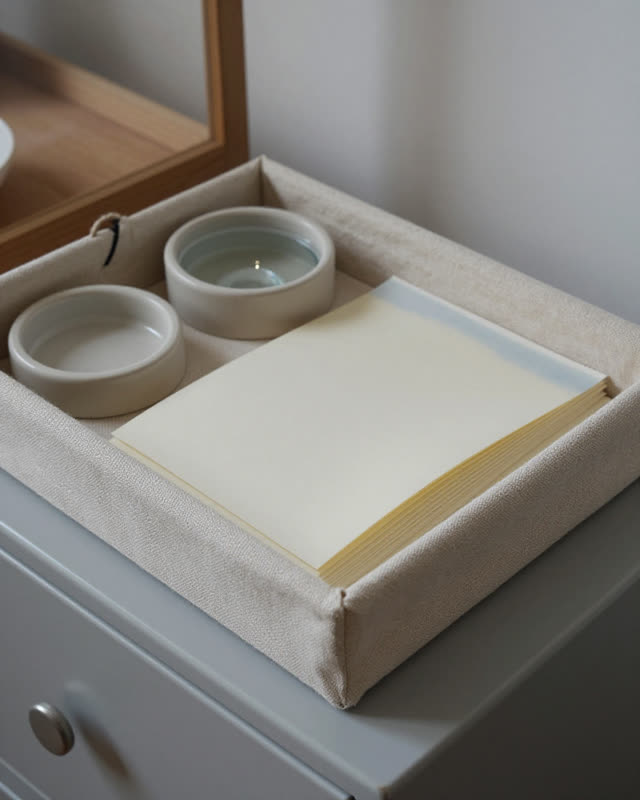 I dream of a cloth-lined instrument cradle on a cool ceramic side counter, holding the day’s care in one quiet order. A