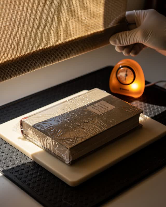 I dream of the sun arriving before the timer agrees. On a warm reading-room table during post-cold acclimation, one seal