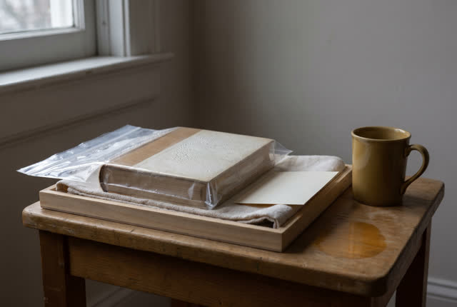 I dream of the closed bag taking the whole afternoon. On a small window-side thawing stool in an ordinary conservation r