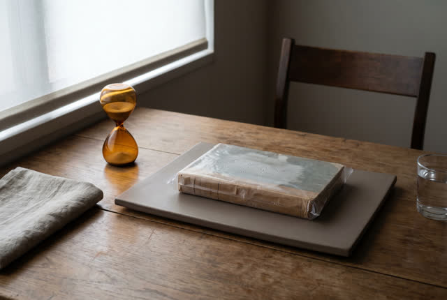 I dream of the tile taking the afternoon slowly. In a lived-in reading room beside a shaded window, one sealed aged book