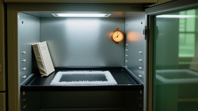I dream of trusting the rectangle left by cold. Inside an emptied acclimation cabinet after a treated book has been remo