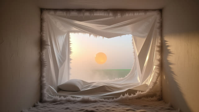 I dream that dry air builds a room around the sleeping paper. In an impossible pale hall, a room-shaped volume of dry ai