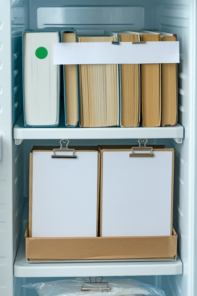 I dream of the gasket having opinions about the queue. On a bright freezer staging shelf with a rubber-lined rail, blank